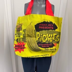 Trader Joe's ‘Pickle’ Canvas Tote Bag